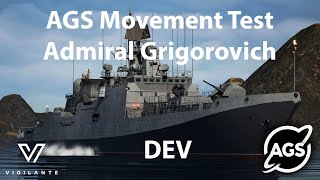 Admiral Grigorovich AGS Ships Movement Test UE5 DEV Showcase