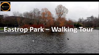 Eastrop park Basingstoke | Uk snowflake | Snow Walking tour | Relaxation Video | Snowfall