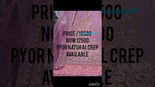 +917705893568 /Hand work suit available //Onion color  //Pyor natural crep + organza dupatta