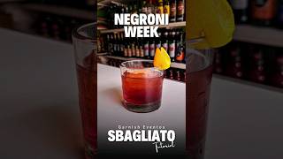 Sbagliato: Quinto Cóctel de la Semana del Negroni 🥃 Tutorial Bartender #NegroniWeek 🍊 #Clips