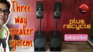 (Part 3)Subwoofer box d8||3way Speaker System.L ported box.||Crown/Konzert/ProLive