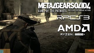 Metal Gear Solid 4 | RPCS3 | Ryzen™ 5 2600X | GTX 1060