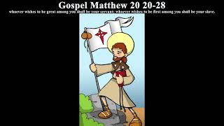 Reflection for Children | Gospel Matthew 20 20-28 | 25 July 2024