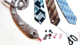 howto reuse old ties?  new ideas had come / exclusive designs of reuse old ties #part9