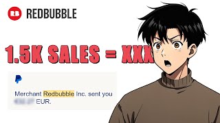 How Much Have I Made From 1.5K Sales on Redbubble?