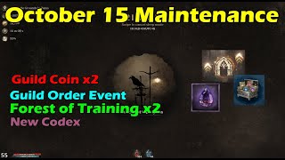 Night Crows | October 15 Maintenance