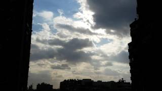 Wintry sky time lapse Cairo,Egypt