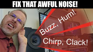 Amplifier Ground loop Hiss Buzz Hum or Studio Monitors! PC electrical noise in amplifier