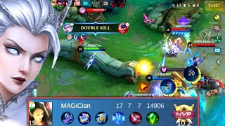 Eudora Vs Miya - This Enemy Miya damage like Machine Gun 🎃 MOBILE LEGENDS EUDORA GAMEPLAY