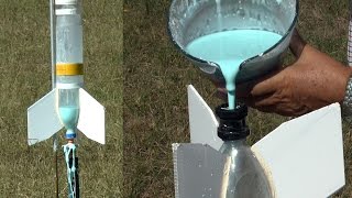 Oobleck in Water Rockets