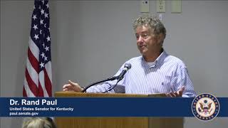 Dr. Rand Paul Visits Butler County, Kentucky