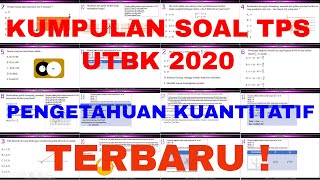 Bocoran soal tps utbk sbmptn 2020