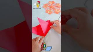 Origami: Corações e estrela. #short #shorts