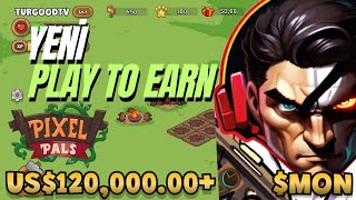 YENİ Play to Earn $120,000 Ödül Havuzu ve $MON Airdrop | FARM & WEB - Pixel Pals | Başlangıç Rehberi