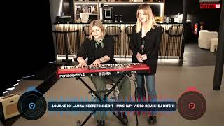 LOUANE XX LAURA  SECRET INNEDIT   MASHUP  VIDEO REMIX  DJ DITCH 1