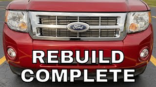 Rebuilding a Wrecked 2012 Ford Escape! | FINAL LOOK