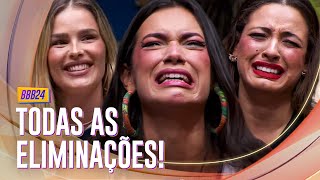 TODAS AS ELIMINAÇÕES DO BBB24: YASMIN, BEATRIZ, FERNANDA, RODRIGUINHO E MAIS! 💥 | BBB 24