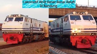 Lokomotif WnB Benar-Benar Betah Di Bandung | Hunting Kereta Api Sore Hari Di Kiaracondong