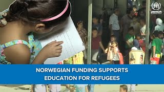 Norway supports refugee education