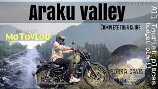 Araku valley Tourguide🏞️|Borra caves|Meteor350| Motovlog |Budgetplan|Andhrapradesh @Tripperbaba7