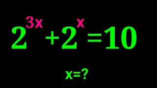 Math Exponential Problem | Find the Value of x in this Equation