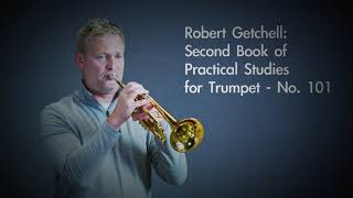 Robert Getchell-Etude #101; Second Book of Practical Studies for Cornet and Trumpet