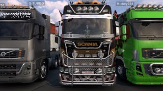 EAA Mapa Convoy with Friends | Eurotruck simulator 2 scs convoy