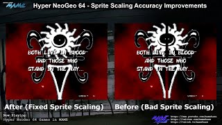 MAME - Hyper NeoGeo 64 - Sprite Scaling Fixes (no commentary)