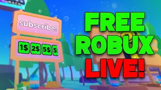 🔴(Real Live) Raising Robux in Pls Donate! + Donothon