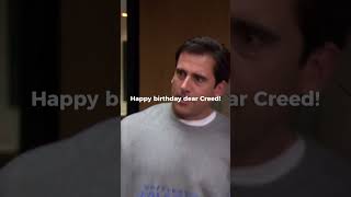 It’s Creed’s birthday today skipping around the room