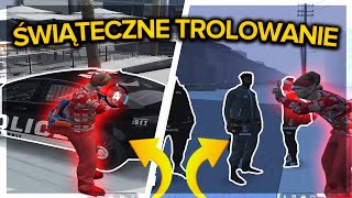 ŚWIĄTECZNE TROLOWANIE W GTA RP *dostałem bana*