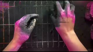 Oddly Satisfying Dusty Dyed Gym Chalk || Edit Compilation || Oddly Satisfying || ASMR Astha02