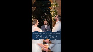 Cerimônia das Bolhas de Sabão | Casamento diferente de tudo que você já viu | MagiCelebrante