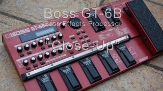 Boss GT-6B Bass Effects Pedal Close-Up