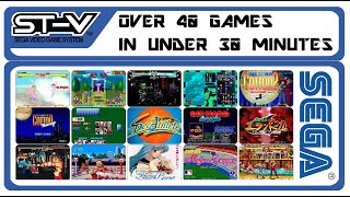 Over 40 Sega ST-V Arcade Games In Under 30 Minutes