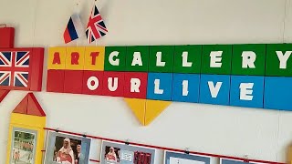 Стенды «Art Gallery Our Life» в кабинете английского языка