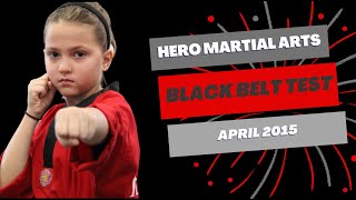 HERO Black Belt Test April 2015