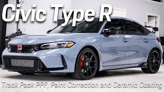 Sonic Gray Pearl Civic Type R Gets XPEL Paint Protection Package, Paint Correction & Ceramic Coating