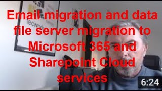 Email migration and data file server migration to Microsoft 365 and Sharepoint Cloud services