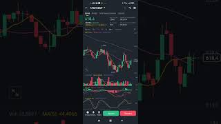 Listing TAO crypto BITTENSOR Second Timeframe + %