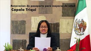 3  Triqui Copala   Renovacion de pasaporte para mayores de edad