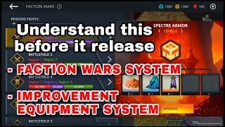 Sf3: Faction wars and New Improvements Equipment System