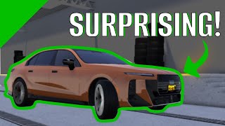 The 2024 BMW i7 M70 is a SURPRISING Sedan! | Greenville Roblox