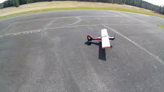 Arrows RC 1.8m Aviat Husky doing touch-n-go's at the club with new DuBro inflatable tires #1