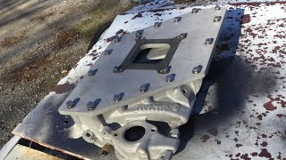 Homemade Cross Ram Intake or Junk? Corvette Crossfire Intake made for Carburetor