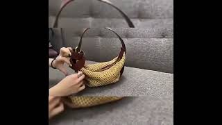 Women Apparels | Raffia Straw Leather Handbag