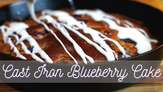 SO GOOD * Cast Iron Blueberry Cake Recipe