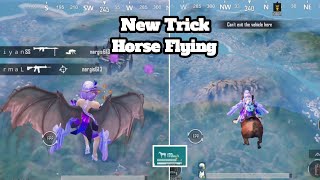 NEW GLITCH HORSE FLYING TRICK | 3.4 UPDATE TIPS AND TRICKS | 100X HORSE FLYING | BGMI/PUBG MOBILE