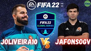 JOLIVEIRA10 VS JAFONSOGV - FIFA 22 GLOBAL SERIES | PRÓ X PRÓ