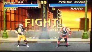 kabal Mk3 jogando no super nitendosnes